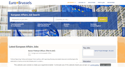 Desktop Screenshot of eurobrussels.com