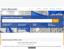 Tablet Screenshot of eurobrussels.com